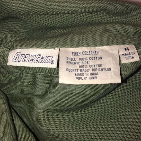 Vintage Braetan Army Green/Plaid Reversible Womens Barn Jacket - Picture 9 of 10